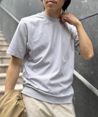 NOLLEY’S goodman/《ビジカジ対応》セミシルケットスムース ボーダードレスTシャツ 25SS/508102322