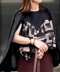 NOLLEY’S/【追加】スカーフ柄ビスチェ付き風Tシャツ/508104412