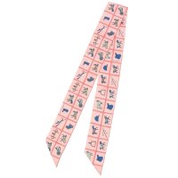 HERMES/エルメス Hermes スカーフ バンダナ ツイリー マルチカラー ピンク レディース HERMES H061356 S 12/508106163