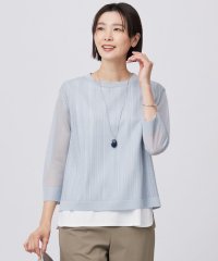 J.PRESS LADIES（LARGE SIZE）/【WEB限定カラーあり・洗える】Vis/Peスパーク シアー ニット/508106488