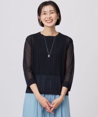 J.PRESS LADIES（LARGE SIZE）/【WEB限定カラーあり・洗える】Vis/Peスパーク シアー ニット/508106488