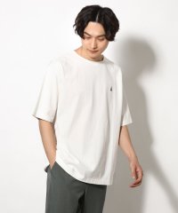 a.v.v (MEN)/【接触冷感】エッフェル塔刺繍ボートネックTシャツ/508106662