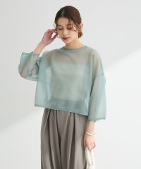 Green Parks/グリーン パークス Green Parks ・ELENCARE DUE ラメシアーニットプルオーバー/508106741
