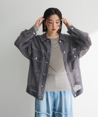 Green Parks/グリーン パークス Green Parks ・ELENCARE DUE カラーステッチシアーGジャン/508106742
