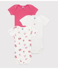 PETIT BATEAU/半袖ボディ３枚組/508107080