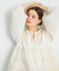 URBAN RESEARCH Sonny Label/コットンシフリーペプラムガウンブラウス/508107101