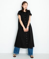 URBAN RESEARCH Sonny Label/コットンストライプドビーギャザーワンピース/508107105