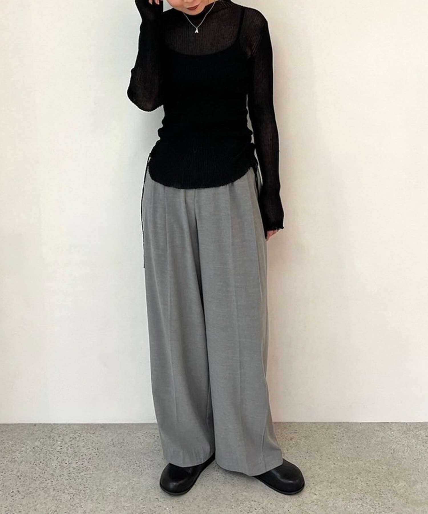 キャナルジーン CANAL JEAN anuke Panel Wide Pants パネル キャナルジーン CANAL JEAN anuke Panel Wide Pants パネル