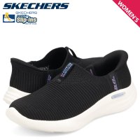 SKECHERS/スケッチャーズ SKECHERS スリップインズ リラックスフィット スポーツ スニーカー スリッポン レディース ブラック 黒 150355/508107346