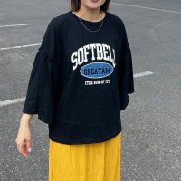 CRB/シーアールビー CRB 袖フリルカレッジプルオーバー/508107377