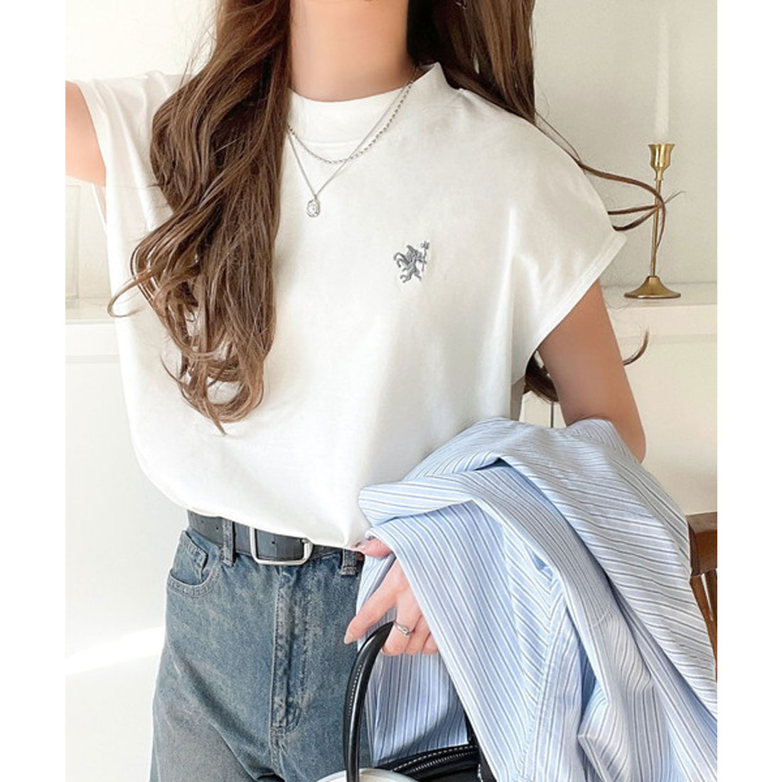 コーチ　刺繍コットンTシャツ　XS 公式】COACH – コーチ | シグネチャー リンガー Tシャツ