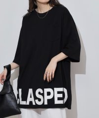 atONE/アットワン atONE 裾前後ロゴプリントウルトラBIGサイズTシャツ/508107424