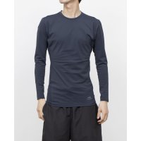 TIGORA/ティゴラ TIGORA メンズ フィットネス 長袖コンプレッションインナー アイクールコンプレッション クルーネック長袖 TR－3A1255UT (ネイビー)/508108120