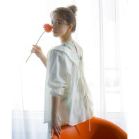 Noela/ノエラ Noela バックリボンシアーシャツ/508108895