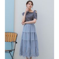 Noela/ノエラ Noela 刺繍マキシスカート/508108898