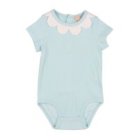 petit main/プティマイン petit main スカラップ襟半袖ロンパース【返品不可商品】/508108927