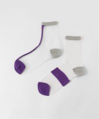 LE TALON/FAKUI /ファクイ ASYMMETRIC LINE SEE－THROUGH SOCKS/508109017