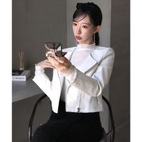 ROYAL PARTY/ロイヤルパーティー ROYAL PARTY ノーカラーライダースジャケット/508109109