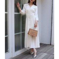 ROYAL PARTY/ロイヤルパーティー ROYAL PARTY コルセット切替ロングシャツワンピース/508109206