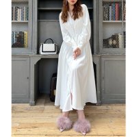 ROYAL PARTY/ロイヤルパーティー ROYAL PARTY コルセット風フロントZIPシャツワンピース/508109329