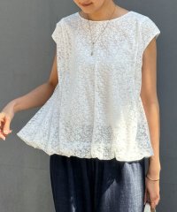 BEARDSLEY/小花刺繍バルーンブラウス/508109333