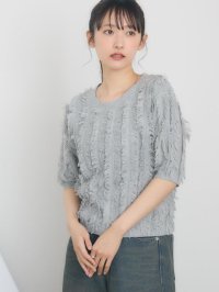 RETRO GIRL/レトロガール RETRO GIRL フリンジ半袖NTPO/508109368