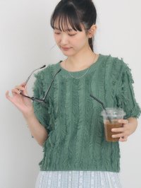 RETRO GIRL/レトロガール RETRO GIRL フリンジ半袖NTPO/508109368