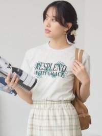RETRO GIRL/レトロガール RETRO GIRL 花刺繍チビTEE/508109371
