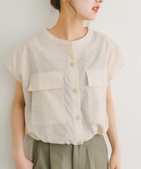 ITEMS URBAN RESEARCH/リネンミックスドロストポケットシャツ/508109579