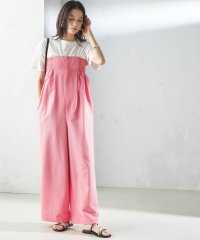SHIPS WOMEN/【SHIPS別注】APUPIL:〈洗濯機可能〉ギンガム チェック ベアトップ オールインワン/508109582