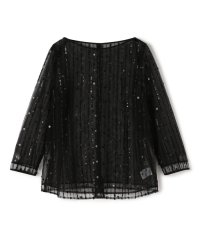 Ballsey/ドロップスパングルエンブロイダリー ボートネックブラウス/508109583