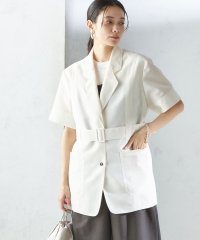 SHIPS WOMEN/【SHIPS別注】APUPIL:〈洗濯機可能〉シアー 半袖 ジャケット/508109585