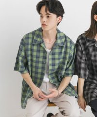 SENSE OF PLACE by URBAN RESEARCH/『ユニセックス』オンブレーチェックショートスリーブシャツ/508109734