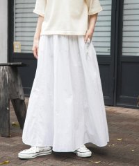 URBAN RESEARCH DOORS/FORK&SPOON　ナイロンギャザースカート/508109755