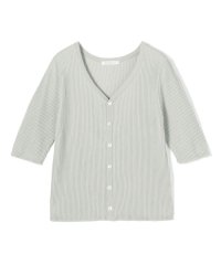 GALERIE VIE/ギザコットンリブ Vネックカーディガン/508109974