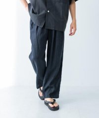 URBAN RESEARCH/LINEN TUCK PANTS/508110036