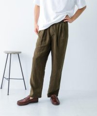 URBAN RESEARCH/LINEN TUCK PANTS/508110036