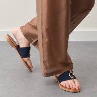 ITALIAN SHOEMAKERS/イタリアンシューメーカーズ ITALIAN SHOEMAKERS メタルモチーフトングサンダル/508110222
