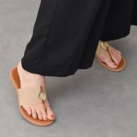 ITALIAN SHOEMAKERS/イタリアンシューメーカーズ ITALIAN SHOEMAKERS メタルモチーフトングサンダル/508110222