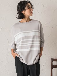 la.f.../ラ エフ la.f… 【WEB限定】ボーダーニット≪手洗い可能≫/508110359