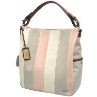 Clelia/クレリア Clelia トートバッグ レディース ストライプ柄 大容量 A4 縦 縦型 肩掛け 通勤 通学 マザーズバッグ ベレッサ CLー22228ー6/501510996