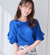Alotta/アロッタ Alotta 【4つの機能付】フリル袖Tシャツブラウス/507034477