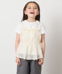 a.v.v(KID'S)/【接触冷感/ジメジメ対策】[100－130]シフォンキャミドッキングトップス/507896883
