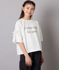 a.v.v(KID'S)/【接触冷感/ジメジメ対策】[130]袖スリットロゴTシャツ/507896884