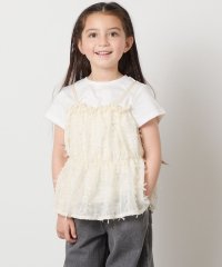 a.v.v(KID'S)/【接触冷感/ジメジメ対策】[140－150]シフォンキャミドッキングトップス/507896886