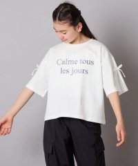 a.v.v(KID'S)/【接触冷感/ジメジメ対策】[140－150]袖スリットロゴTシャツ/507896887