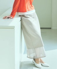 THE SHOP TK/裾シアーナロースカート【洗える】/508109927