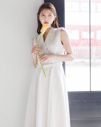 La lune/ラリューン La lune ノースリーブトレンチロングワンピース/508111559