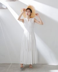 La lune/ラリューン La lune ノースリーブシャツティアードワンピース/508111563