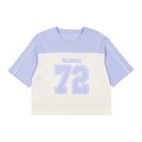 repipi armario/レピピアルマリオ repipi armario レディス REPIPI ARMRIO ナンバーロゴ半袖Tシャツ 144－890 (ブルー)/508111742